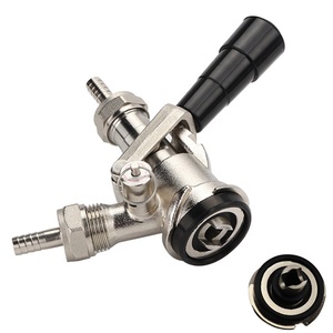 Coupleur de fût en acier inoxydable de type S Distributeur de bière pression pour brassage à domicile Connecteurs système S avec soupape de décharge de pression - Product Image 2