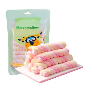 Wholesale Custom Vegan Marshmallow Long Twist Marshmallow