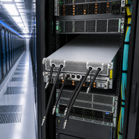 Serveur en rack 4U AI Deep Learning 8-GPU SYS-421GE-NBRT-LCC, double processeur Xeon Scalable, serveur GPU à refroidissement liquide 8 To