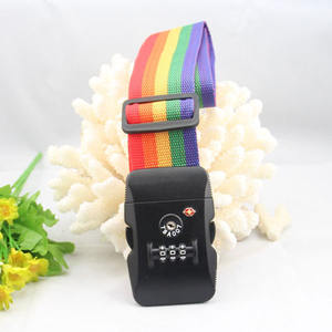 Serrure à <span class=keywords><strong>code</strong></span> TSA-319 en tissu pp, ceinture à bagages de 2 mètres, utilisation pour bagages, ceinture à bagages TSA - Product Image 5