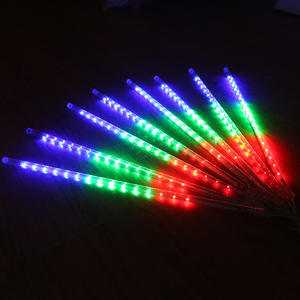 Уличные светодиодные гирлянды «Метеоритный дождь» с разноцветным миганием, имитирующие небо, полное звезд, для улицы, двора, подвесные, для декора деревьев, с эффектом плавающего света - Product Image 4