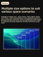 Écran tactile LED YINJIANG 55/65/75/86/98/110 pouces, moniteur d'affichage numérique plat, tableau blanc interactif intelligent pour réunions