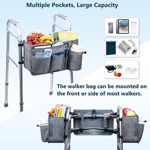 Bolsa de Transporte DURAPOWER Gris 40x21.5x24cm para Adultos Mayores, Uso en Exteriores - Product Image 3