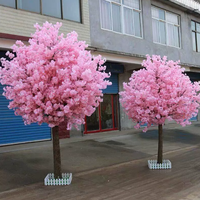 Arbres à fleurs de cerisier artificiels géants en PVC, branches réalistes, pour mariage, Noël, Nouvel An, intérieur et extérieur