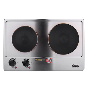 DSP电热板1000W + 1500W热板电煮185毫米直径双电热板炊具 - Product Image 2