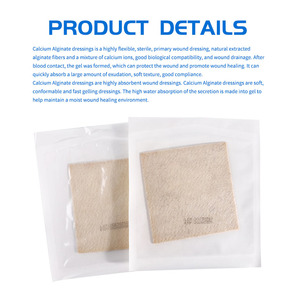 Enfeksiyonu önlemek ve diyabetik yara bakımında Optimal iyileşmeyi teşvik etmek için gümüş ile hızlı emici aljinat pansuman - Product Image 3