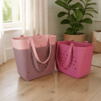 Sac de plage en EVA en gros, robuste, imperméable, grande capacité, sac de piscine en caoutchouc, logo personnalisé, OEM ODM