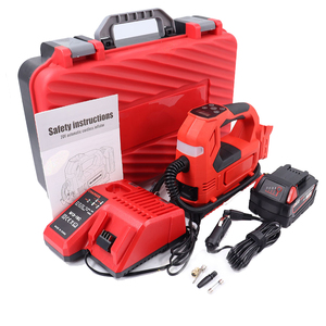 20V rosso <span class=keywords><strong>Cordless</strong></span> elettrico portatile compressore pompa d'aria doppia alimentazione Display digitale per milkee per batteria M18 Indus - Product Image 3