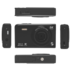 กล้องดิจิตอลรุ่นใหม่ คุณภาพดี 80MP ถ่ายวิดีโอ 5K ซูมดิจิตอล 16 เท่า แบตเตอรี่ 650mAh พร้อม Wifi ป้องกันภาพสั่นไหว เหมาะสำหรับการเดินทาง - Product Image 5
