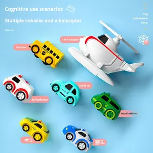 BJQ OEM Jouet d'aventure pour enfants, circuit de course de voitures, parking, ville, sauvetage, train à voies, véhicule éducatif pour garçons et filles - Product Image 6