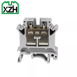 Plastique Nylon PA66 UK16N Bloco De Terminais Para Trilho DIN 16 Mm2 Blocs De Terminais Elétrico Push in Din Rail Borniers - Product Image 2