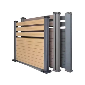 Clôture de jardin moderne en WPC, décorative, ignifuge et imperméable pour l'extérieur - Product Image 6