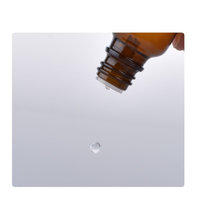 Ventes chaudes - Flacon d'huile essentielle en verre ambré de 5 ml, 10 ml, 15 ml, 30 ml avec bouchon compte-gouttes européen