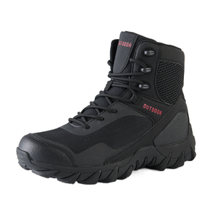 Botas de Desierto TSB34 Color Caqui y Negro con Camuflaje Selvático, Transpirables, con Cierre, para Caza, Venta al Por Mayor - Product Image 6