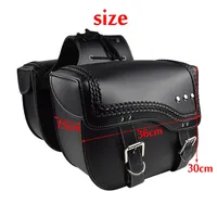 Sacoche universelle sous le siège pochette de bagage noir pour Harley Softail XL Kawasaki Yamaha Suzuki