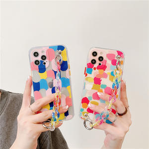 เคสโทรศัพท์มีสายคล้องมือสีสันสดใส,โรงงานจีนสำหรับ <span class=keywords><strong>iPhone</strong></span> 11 12 13 Pro X XS MAX <span class=keywords><strong>XR</strong></span> - Product Image 2