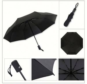 Wholesale Full <b>Automatic</b> Control 8 Rib 3 Folding Parasol <b>Umbrella</b> Rain Party Giveaways Items Gift <b>Umbrellas</b> With Logo - Product Image 2