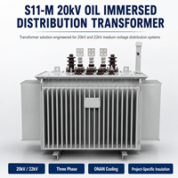 Transformador de Distribución Trifásico Sumergido en Aceite S11-M 20kV 30-2500kVA 50/60Hz