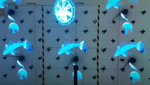 Proyector <span class=keywords><strong>holográfico</strong></span> <span class=keywords><strong>3D</strong></span> profesional, mini proyector de señales, pantalla de aire, led, holograma, fabricante, 42cm, <span class=keywords><strong>precio</strong></span> más barato - Product Image 4