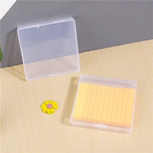 Square Transparent Plastic <b>Box</b> 10.6x10.6x1.8cm <b>With</b> <b>Lid</b> For Jewelry Gift Storage Packaging - Product Image 4