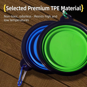 Le Duoduo Collapsible <b>Dog</b> Bowl 350ml Portable Silicone Pet Feeder For Outdoor Travel - Product Image 3