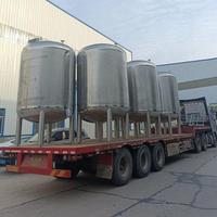 Réservoir de stockage horizontal monocouche en acier inoxydable de 1000 L pour huile d'olive et produits chimiques