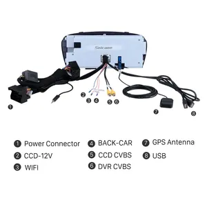 Автомобильный радиоприемник с сенсорным экраном 8,8 дюйма, Android 12,0, 8 + 128 ГБ, для 2009-2012 BMW 5 Series E60 E61E6 E63 5 Series E90 E91 E92 E93 CCC GPS