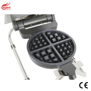 <span class=keywords><strong>Gaufrier</strong></span> <span class=keywords><strong>belge</strong></span> électrique <span class=keywords><strong>rotatif</strong></span> commercial à contrôle numérique antiadhésif (WB-04A) - Product Image 3