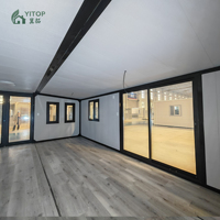 Case Mobili Prefabbricate Espandibili, Casa Container in Acciaio Impermeabile e Antivento, Design Personalizzato, Villa Modulare con 1, 2, 3, 4, 5 Camere da Letto