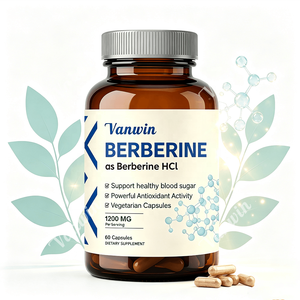 RTS Berberine HCl 1200mg Complément Alimentaire Formule Soutien Glycémique et Immunitaire Végétalien <span class=keywords><strong>Sans</strong></span> <span class=keywords><strong>Gluten</strong></span> Certifié GMP 60 Gélules Végétales - Product Image 3