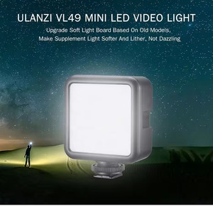 ไฟวิดีโอพกพา Ulanzi VL49 6W LED ปรับความสว่างได้ ไฟถ่ายภาพแบบนุ่มนวล แบตเตอรี่ 2000mAh ขนาดเล็ก พกพาสะดวก วัสดุพลาสติก - Product Image 6
