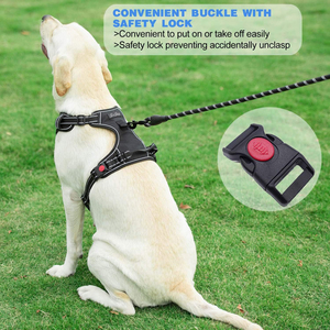 SinSky No Pull Chien Harnais Gilet Sport Formation Chien Harnais Ensemble Rembourré Respirant Maille Réfléchissant Pet Chien Collier <span class=keywords><strong>Laisse</strong></span> Harnais - Product Image 5
