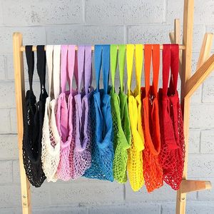 Farmers Mesh Grocery <strong>Bag</strong> Beach <strong>Bags</strong> Bulk Reusable Cotton <strong>Net</strong> Aesthetic Portable Tote with Handles for Fruit Vegetable - Product Image 5