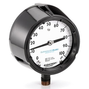 Manomètre Duragauge Plus modèle 1279, 100 Psi, tube et douille en acier inoxydable, fabriqué aux États-Unis - Product Image 1