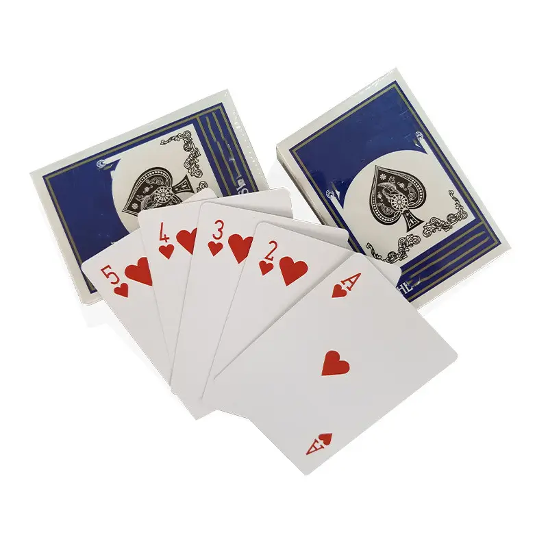 Benutzer definierte Logo Druck karton Tisch Poker Papier <span class=keywords><strong>Spielkarten</strong></span> Werbung Poker