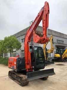 Mini-excavatrice hydraulique d'occasion Hitachi ZX50U/ZX60-5/ZX70 d'origine japonaise, 5-7 tonnes, avec moteur et pompe PLC - Product Image 4