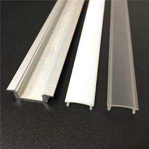 16mm PC Extrusion LED Light <strong>Diffuser</strong> Cover <strong>Polycarbonate</strong> PMMA Acrylic Profile Lens <strong>Diffuser</strong> Milky White Semiclear Clear 20mm - Product Image 4