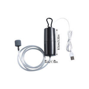Aquariumvissen Hengelsport Slimme zuurstofpomp Energiebesparende stille minipomp met sterke duurzaamheid voor kleine aquariums Buitengebruik USB - Product Image 1