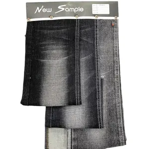 High Stretch Denim Fabric Mercerizing Cotton Spandex Jeans Fabric