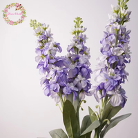 Fleur artificielle de jacinthe à longue tige, fleur artificielle de delphinium pour décoration de mariage, violet