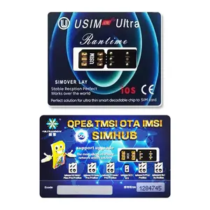 Usim ultra R-SIM CLUB15シリーズ用ロック解除SIMカードRSIM18デュアルチップCPUGPP GEVEY Heicardsimmksd