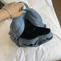 Sac à dos en jean punk avec rivets et chaînes, grande capacité, pour hommes et femmes, avec fermeture éclair, collection 2026