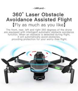 Mini Dron L800 Pro 2 con Evitación de Obstáculos, GPS, Alcance de 20KM, Cámara 4K, Motor sin Escobillas, Fácil de Usar para Principiantes, Control Manual de Plástico - Product Image 4