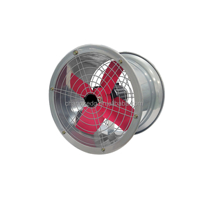 Bán Chạy Nhất Hiện Đại Công Nghiệp Dòng Chảy Hướng Trục Treo Tường Duct Fan Thiết Kế Mới 220V AC Động Cơ Tiếng Ồn Thấp 40dB + Trang Trại Thông Gió Người Hâm Mộ - Product Image 1