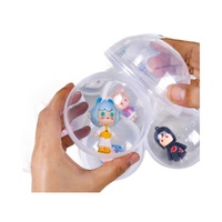Vente en gros de figurines en capsule Gashapon/Gachapon en plastique de 75 mm et 100 mm, jouets en boîte surprise avec poupée de dessin animé