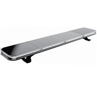 Nouvelle barre lumineuse d'avertissement LED ambre 1200 mm 12/24 V IP65 avec télécommande sans fil