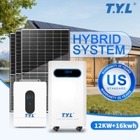 Kit PV 12KW avec panneaux solaires portables, meilleurs onduleurs solaires pour maison conteneur et système d'énergie solaire de camping