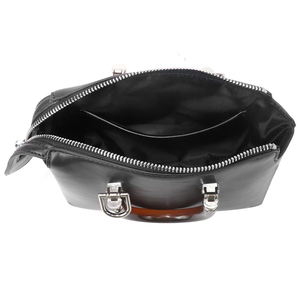 Bolso de Mano de Cuero PU Negro para Mujer, Diseño Moderno 2025, con Logotipo Personalizado, para Oficina, Negocios y Trabajo - Product Image 6