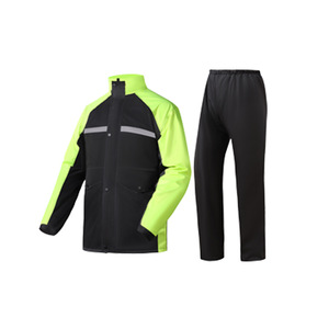 Impermeable Dividido para Motocicleta/Bicicleta Eléctrica para Hombre, Material de PVC, Diseño Minimalista, Protección Completa contra la Lluvia Intensa, para Repartidores, Crepúsculo - Product Image 5