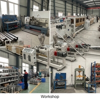 Ligne de production de portes WPC/Machine de production de panneaux de portes composites en bois et plastique PVC/extrusion de profilés WPC
